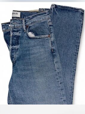 Agolde Riley High Rise Straight Crop Jeans
